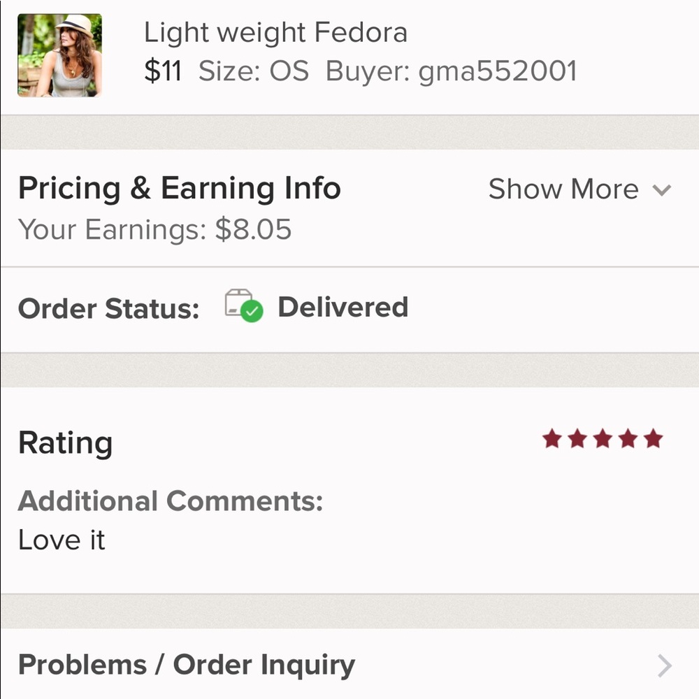 ✨LAST ONE✨Light weight Fedora - Picture 7 of 7